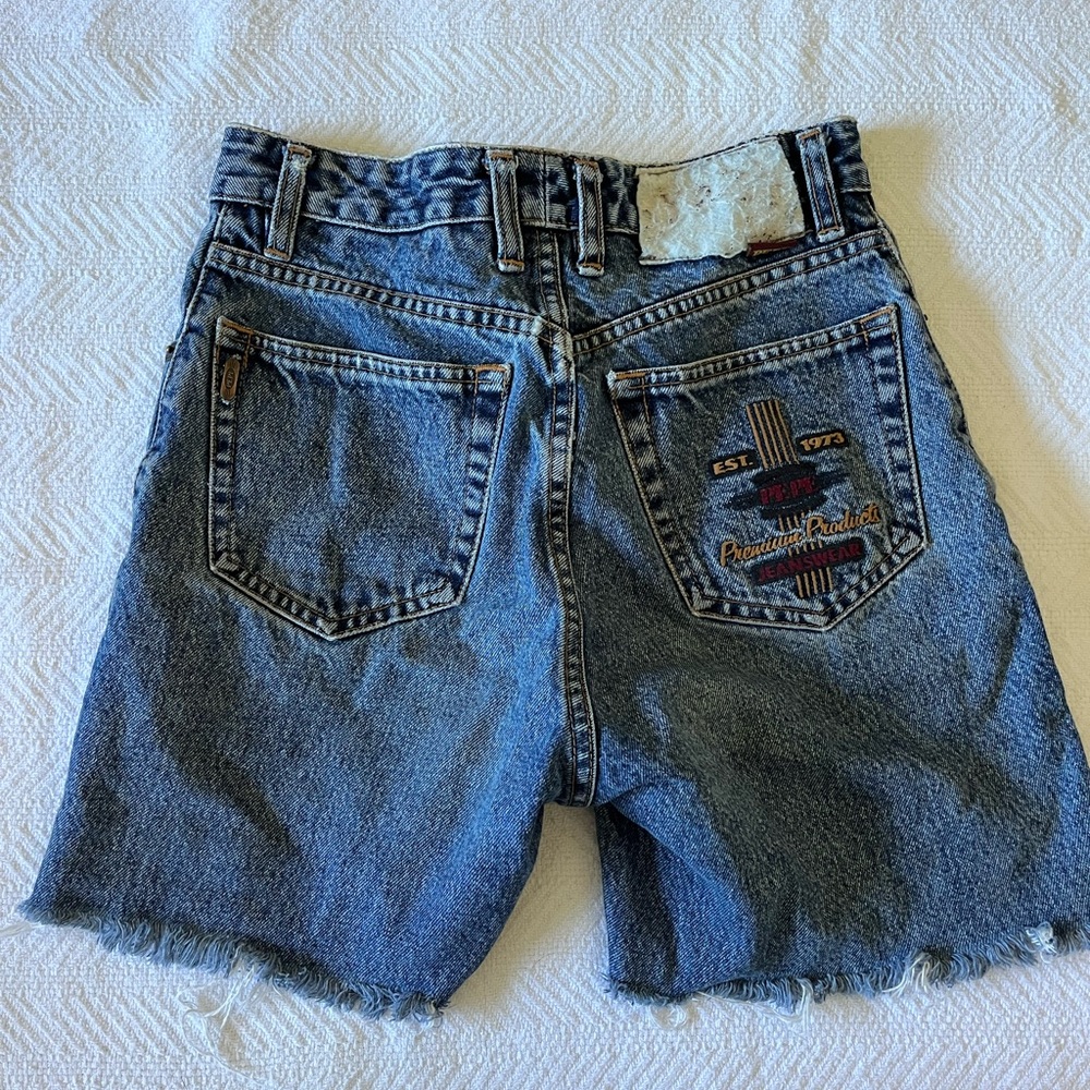 Vintage PEPE jeans cutoff jean shorts